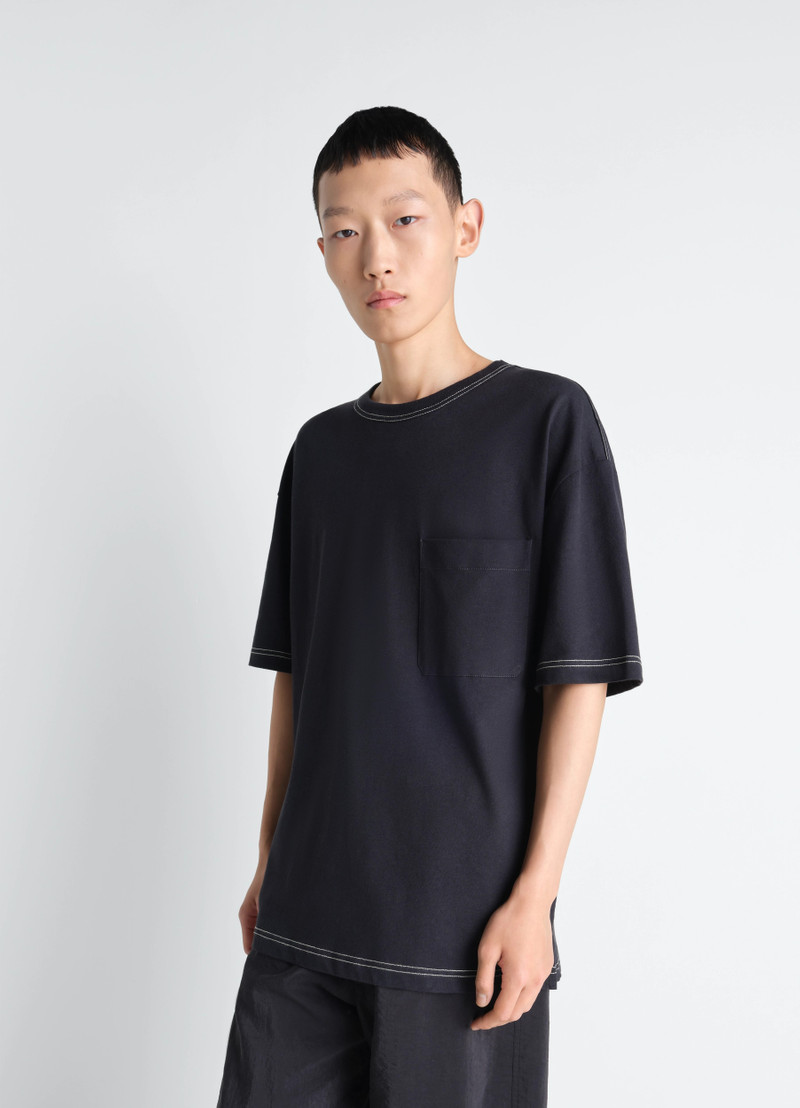 Lemaire BOXY SHORT SLEEVE T-SHIRT IN HEAVY JERSEY outlook