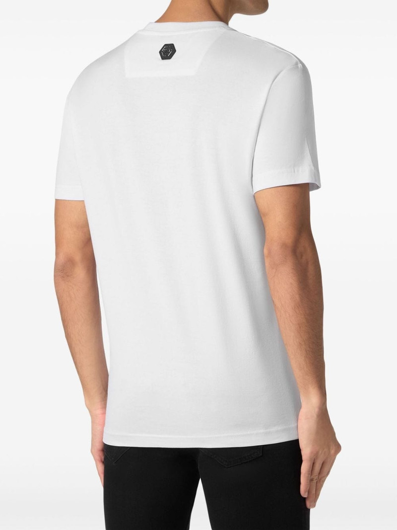 logo-embellished cotton T-shirt 4