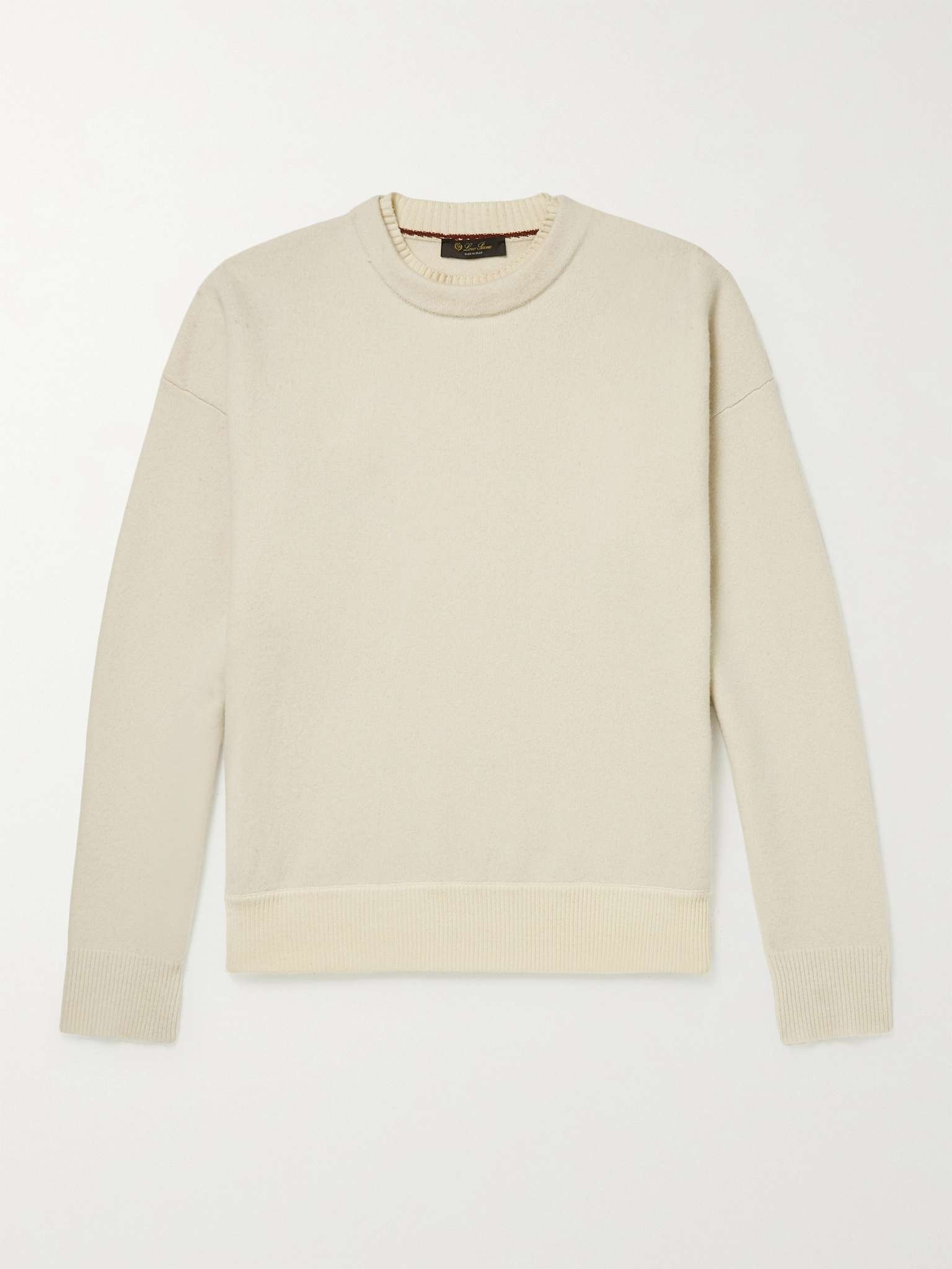 Layered Garment-Dyed Wish Virgin Wool Sweater - 1