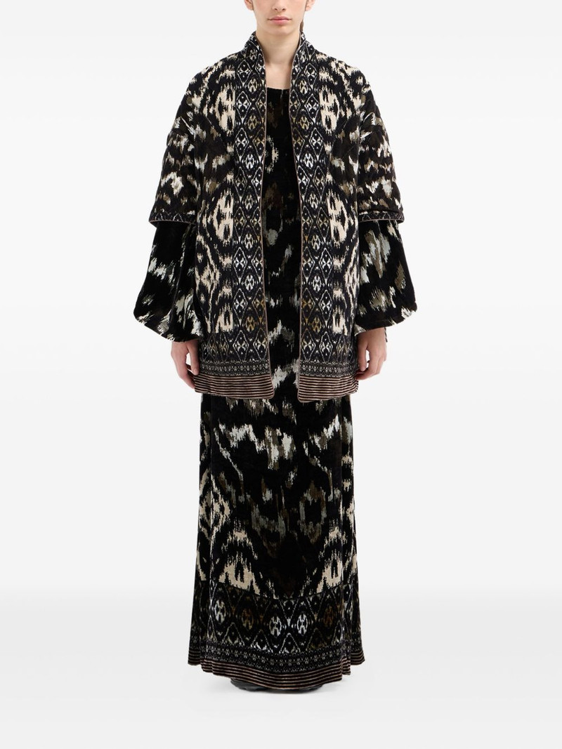 Pierre-Louis Mascia all-over pattern quilted coat outlook