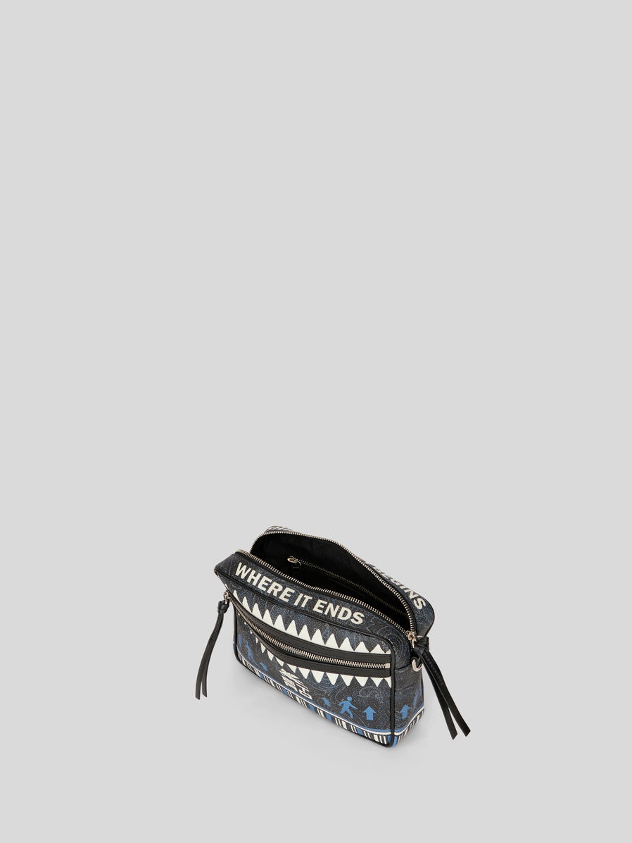 PAISLEY SHOULDER BAG WITH BANDANA PRINT - 4