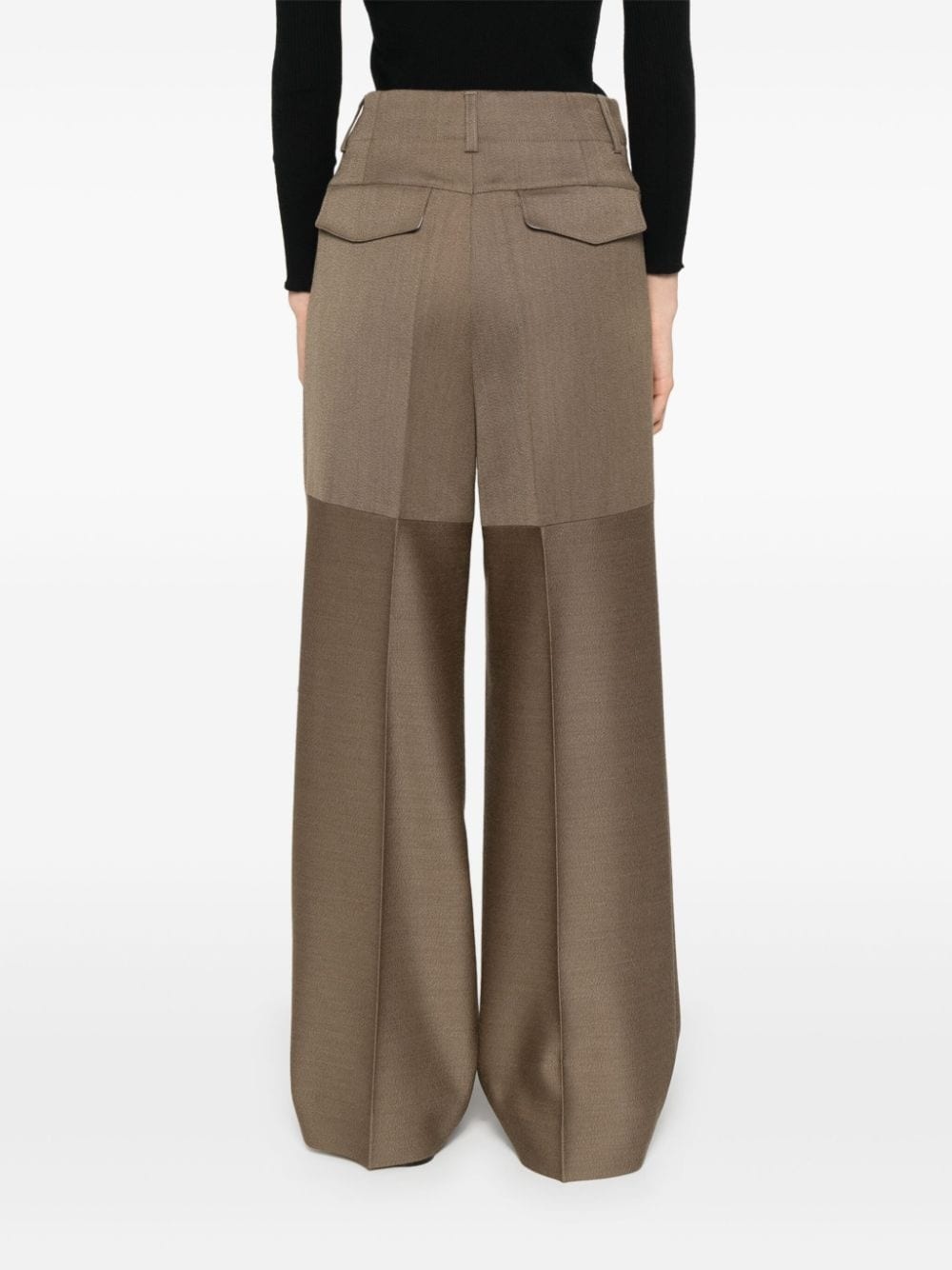 panelled trousers - 4