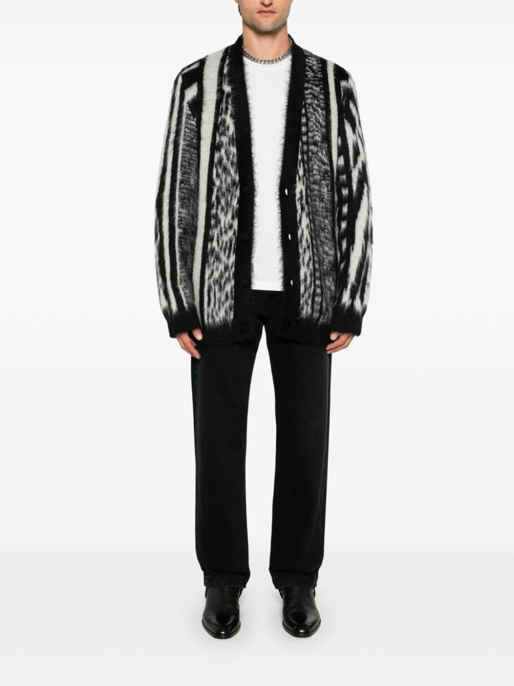 Saint Laurent Men Cotton T-Shirt - 2