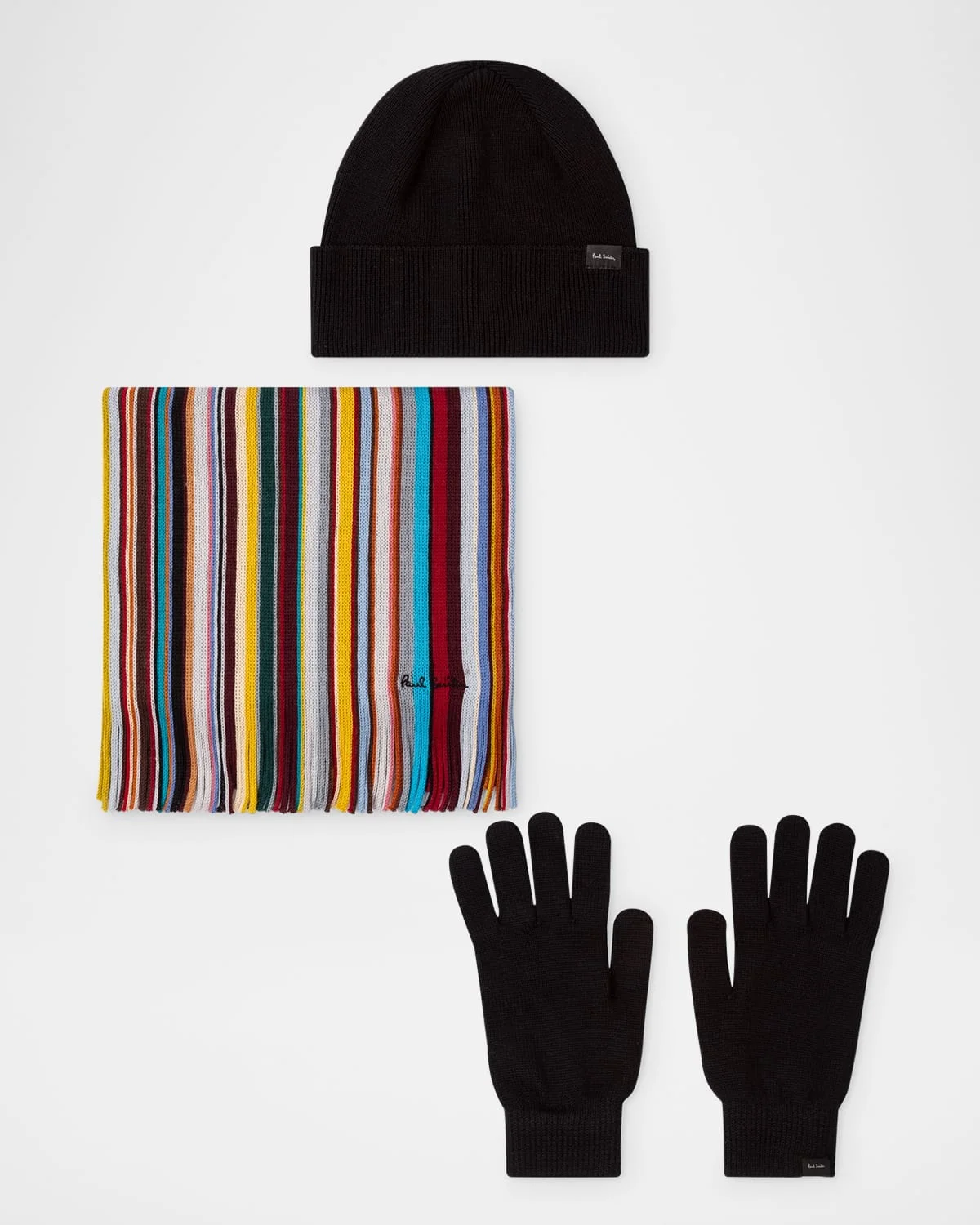 Men's Scarf, Beanie and Glove Gift Set - 1
