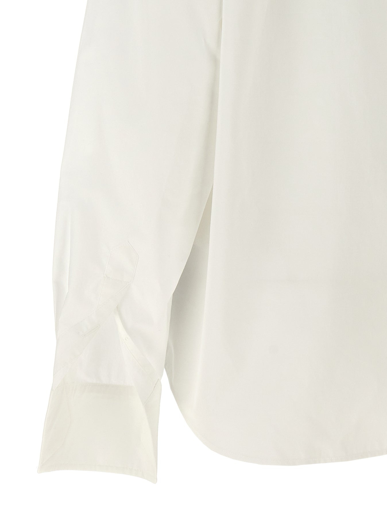 V-Neck Shirt Shirt, Blouse White - 4