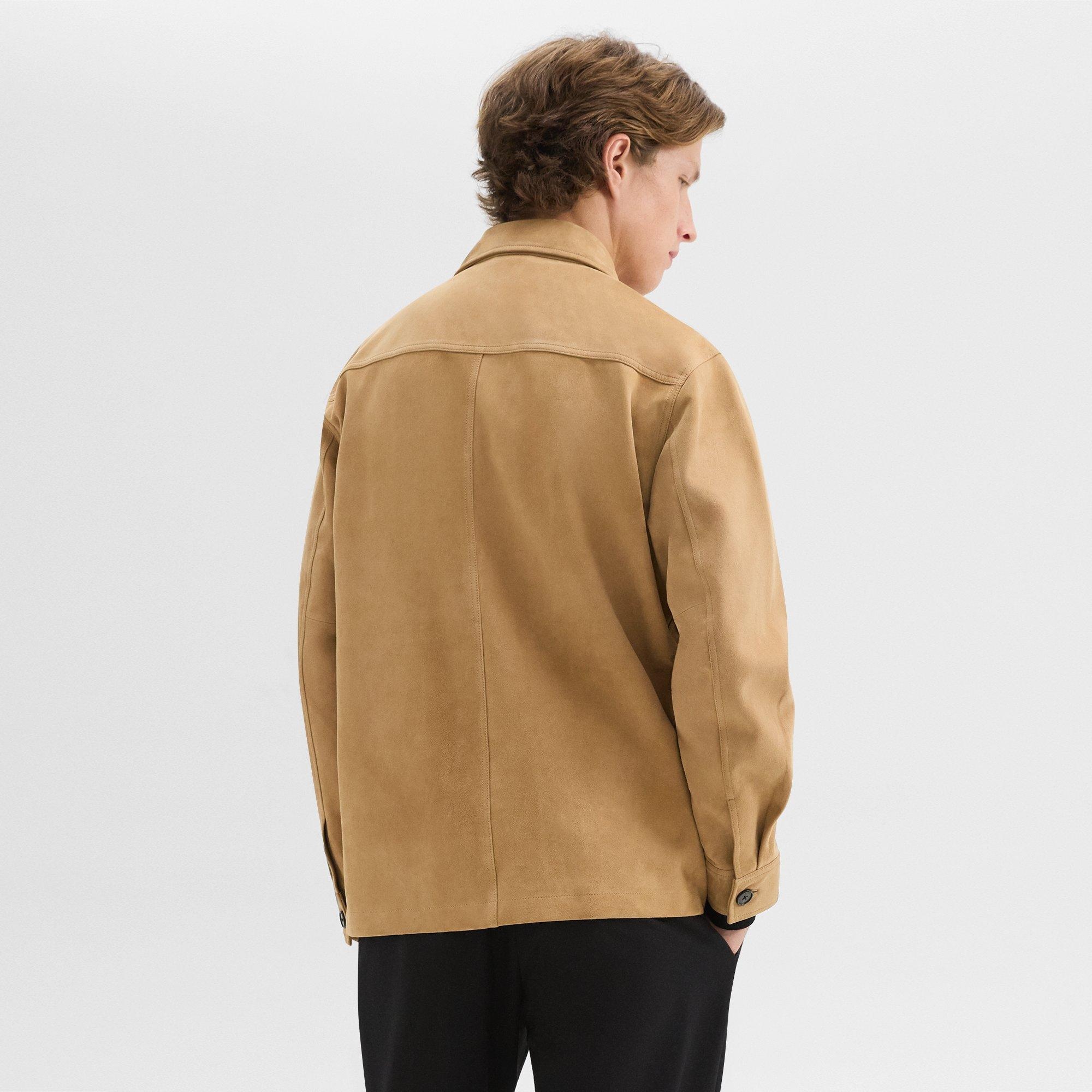 Closson Military Jacket in Suede - 4