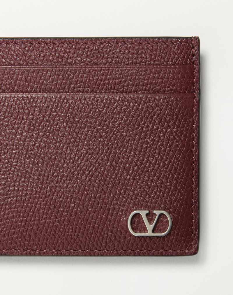 Valentino VALENTINO GARAVANI VLOGO SIGNATURE CARDHOLDER IN GRAINY CALFSKIN outlook
