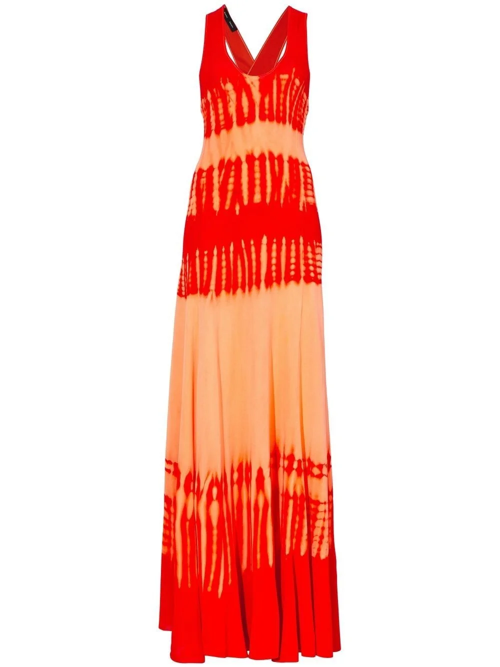 tie-dye print knitted dress - 1