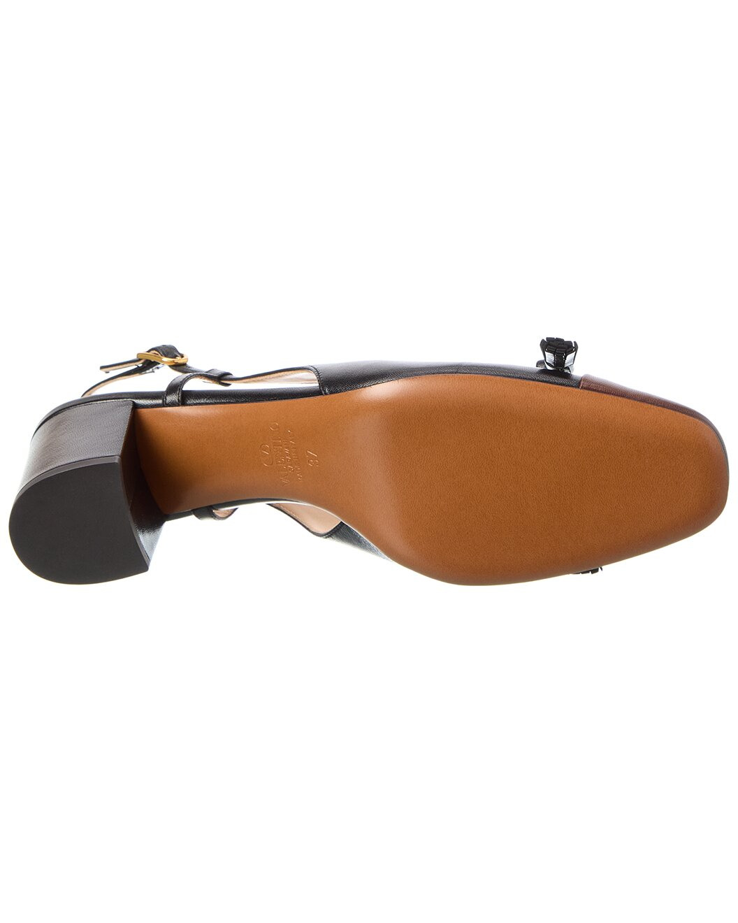Valentino Bow 60 Leather Slingback Pump - 4
