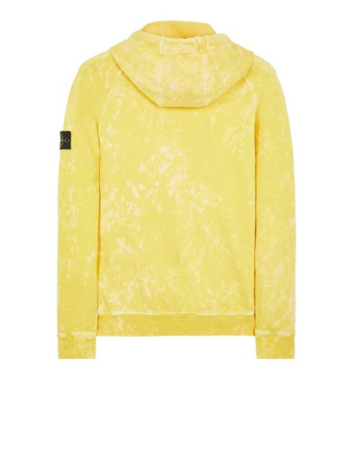 Stone Island 61338 COTTON FLEECE + OFF-DYE OVD TREATMENT_ GARMENT DYED YELLOW outlook