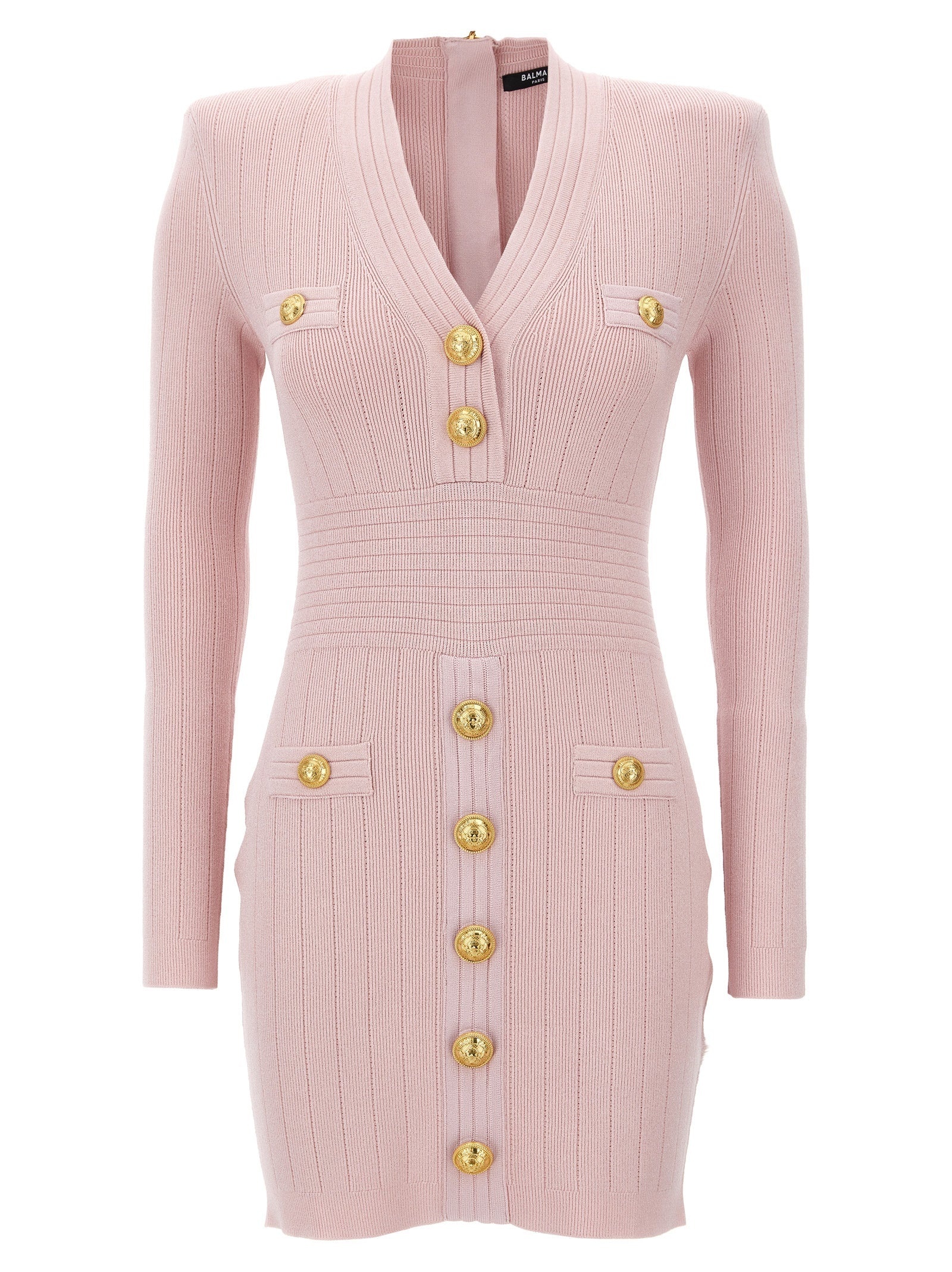 Balmain Logo Button Dress - 1