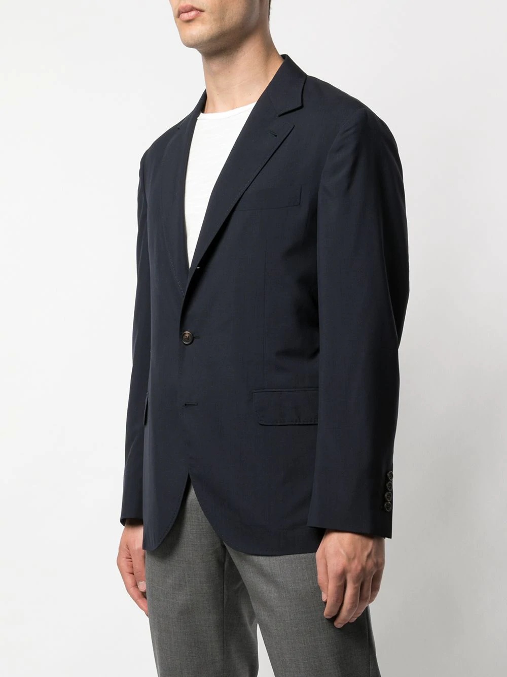 V-neck suit jacket - 3