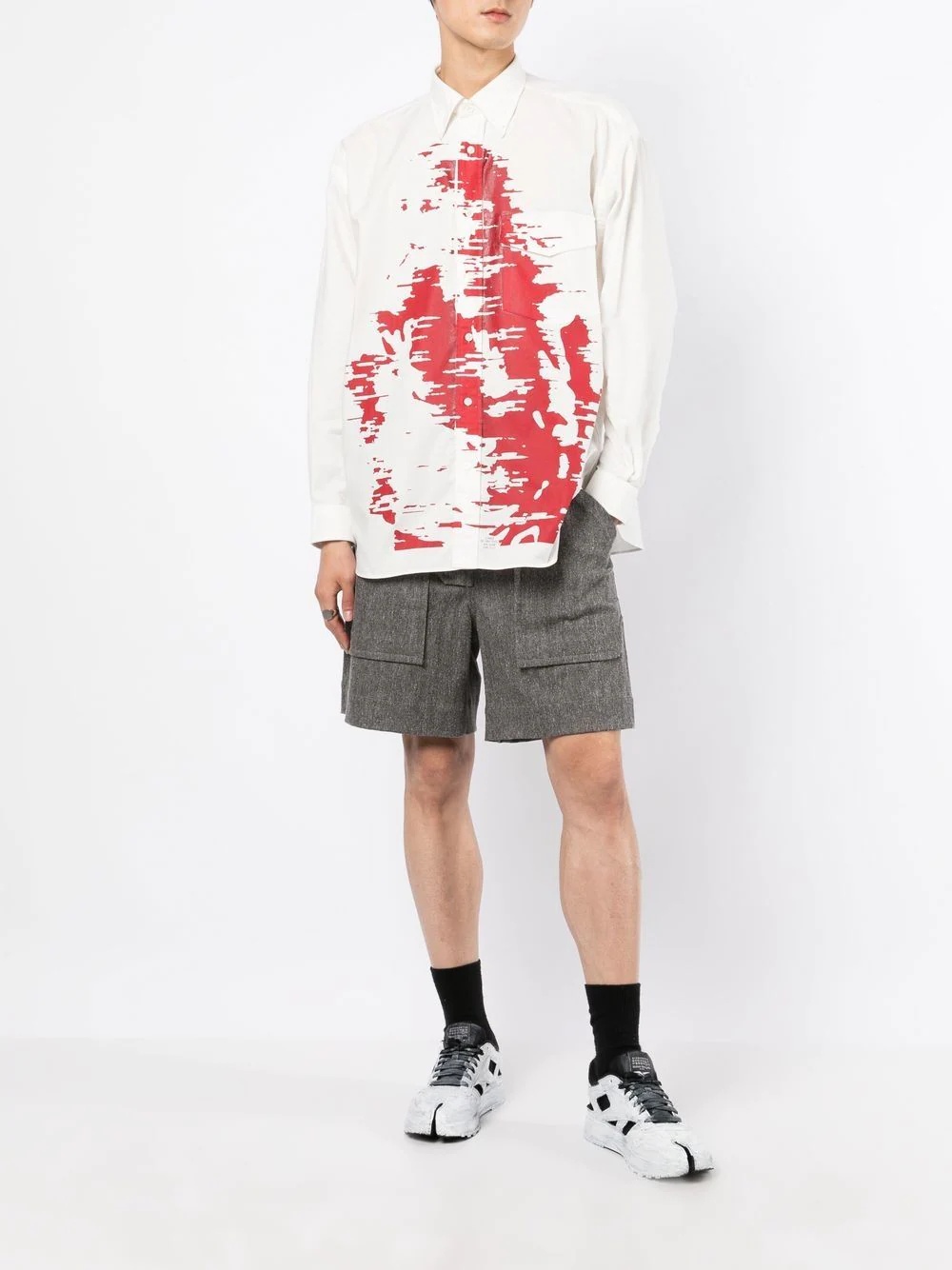 x Joseph Szabo oversized print shirt - 2