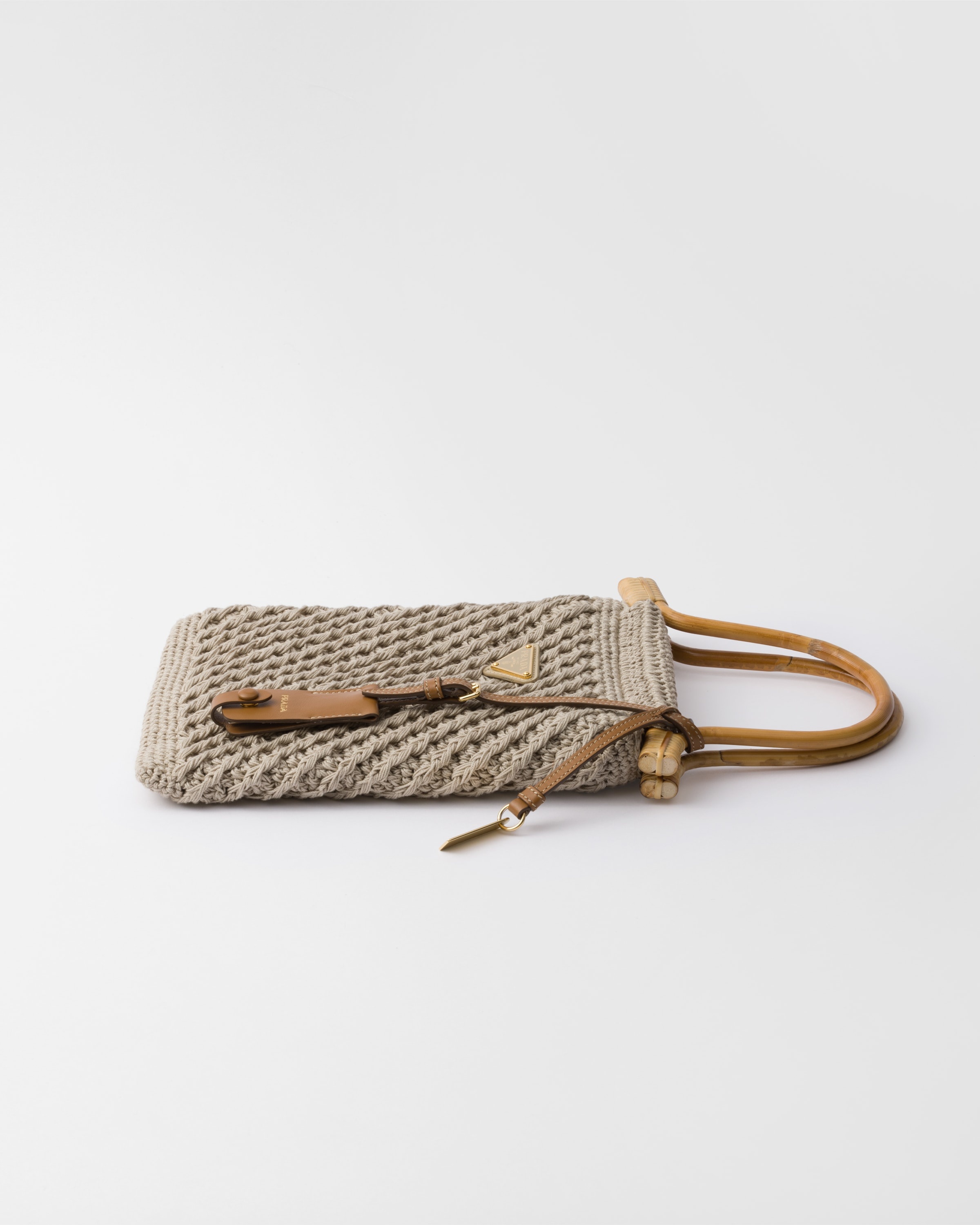 Cotton crochet mini-handbag - 3