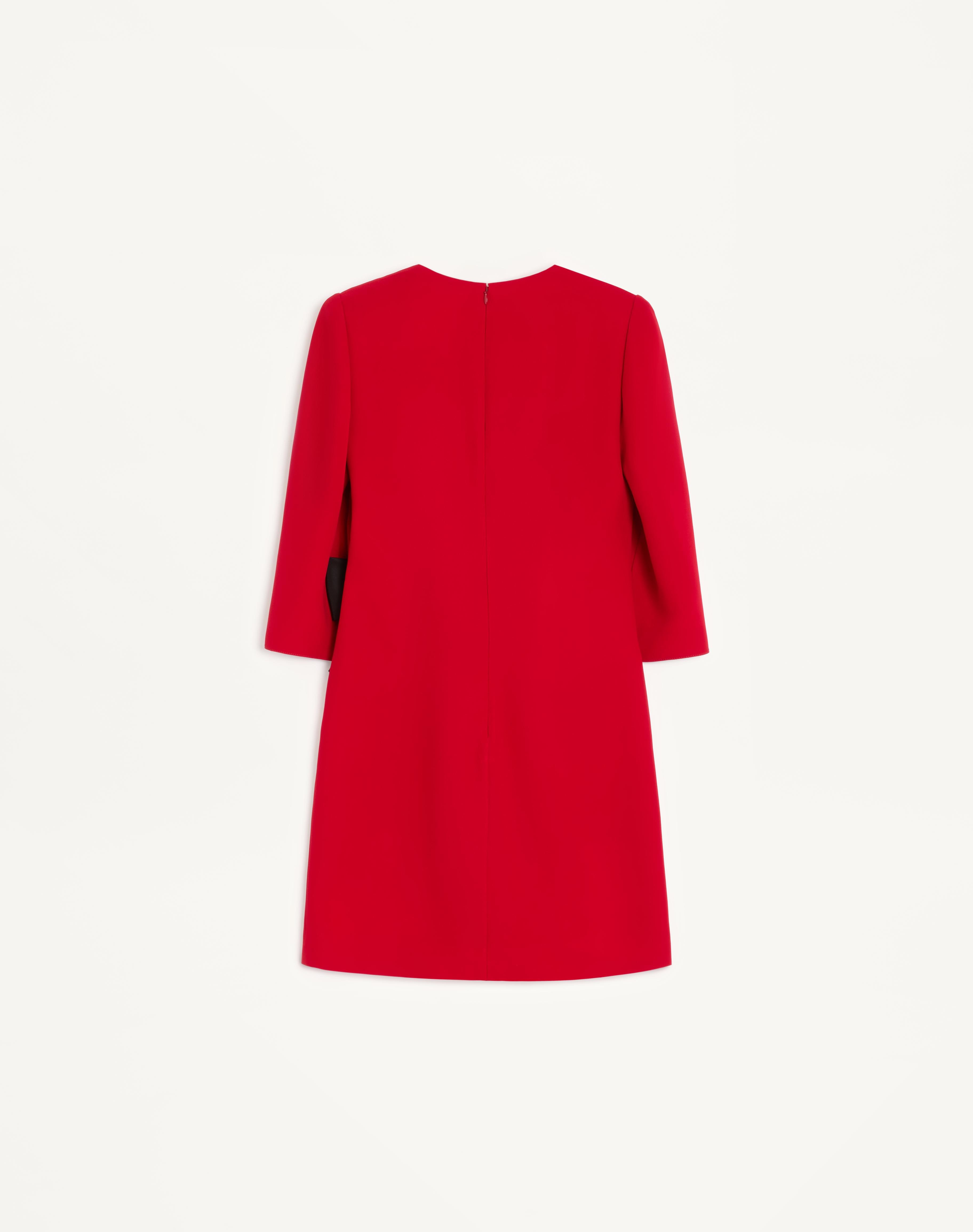 CADY COUTURE SHORT DRESS WITH FAILLE BOW - 2