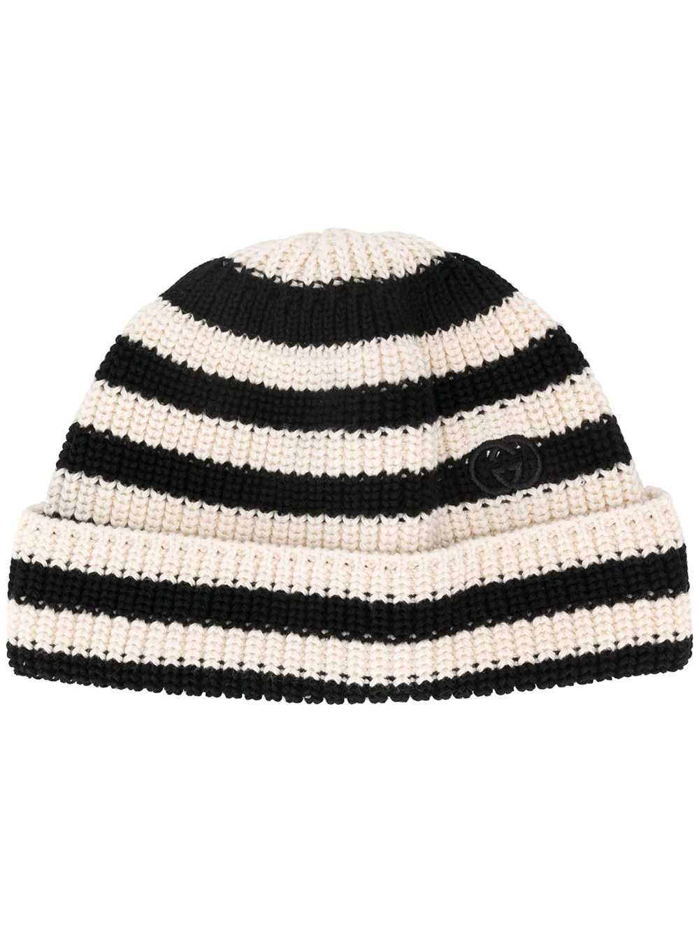 striped beanie hat - 1