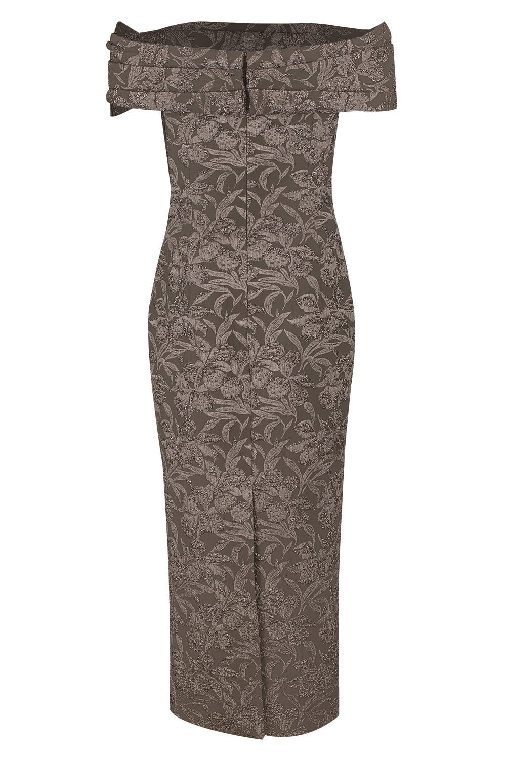 Off The Shoulder Draped Orchid Dress - 6