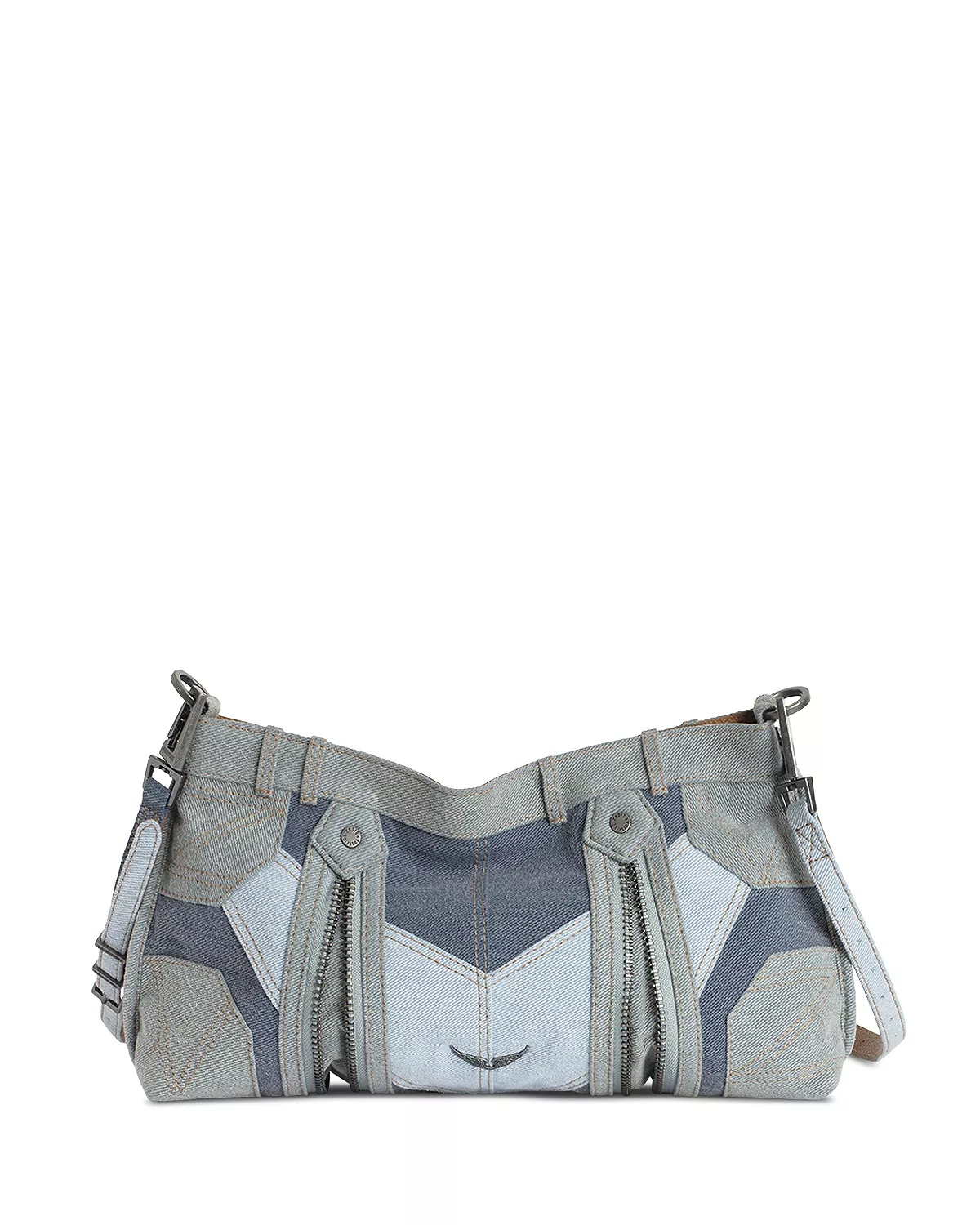 Sunny Moody Denim Patchwork Crossbody - 6