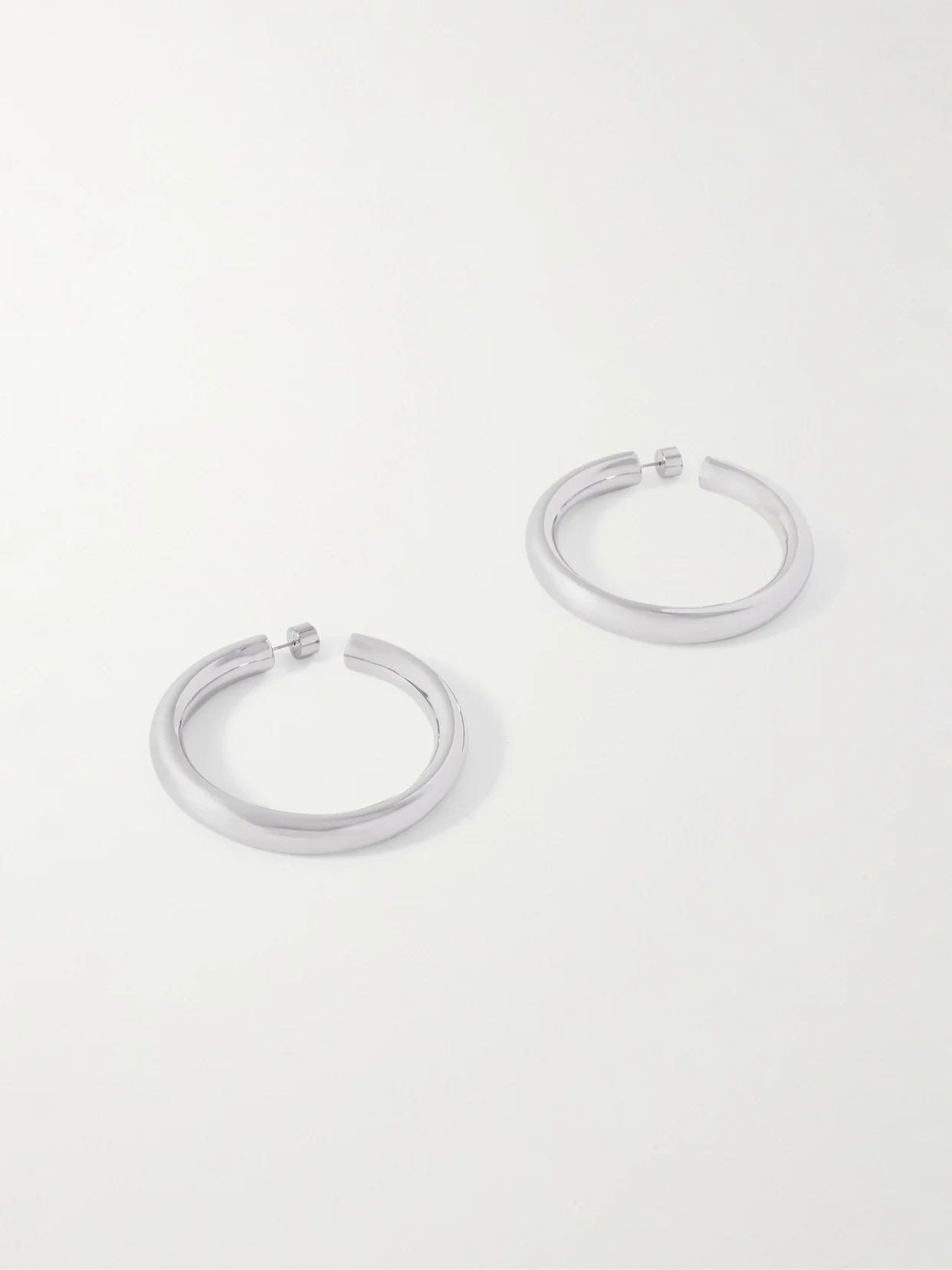Jamma Silver-plated Hoop Earrings - 1