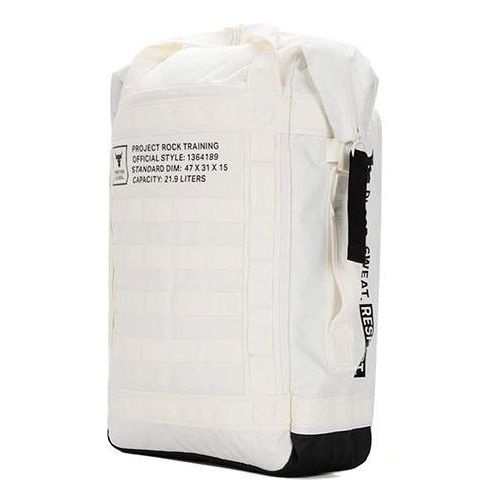 Under Armour Project Rock Box Duffle Backpack 'White' 1364189-130 - 1