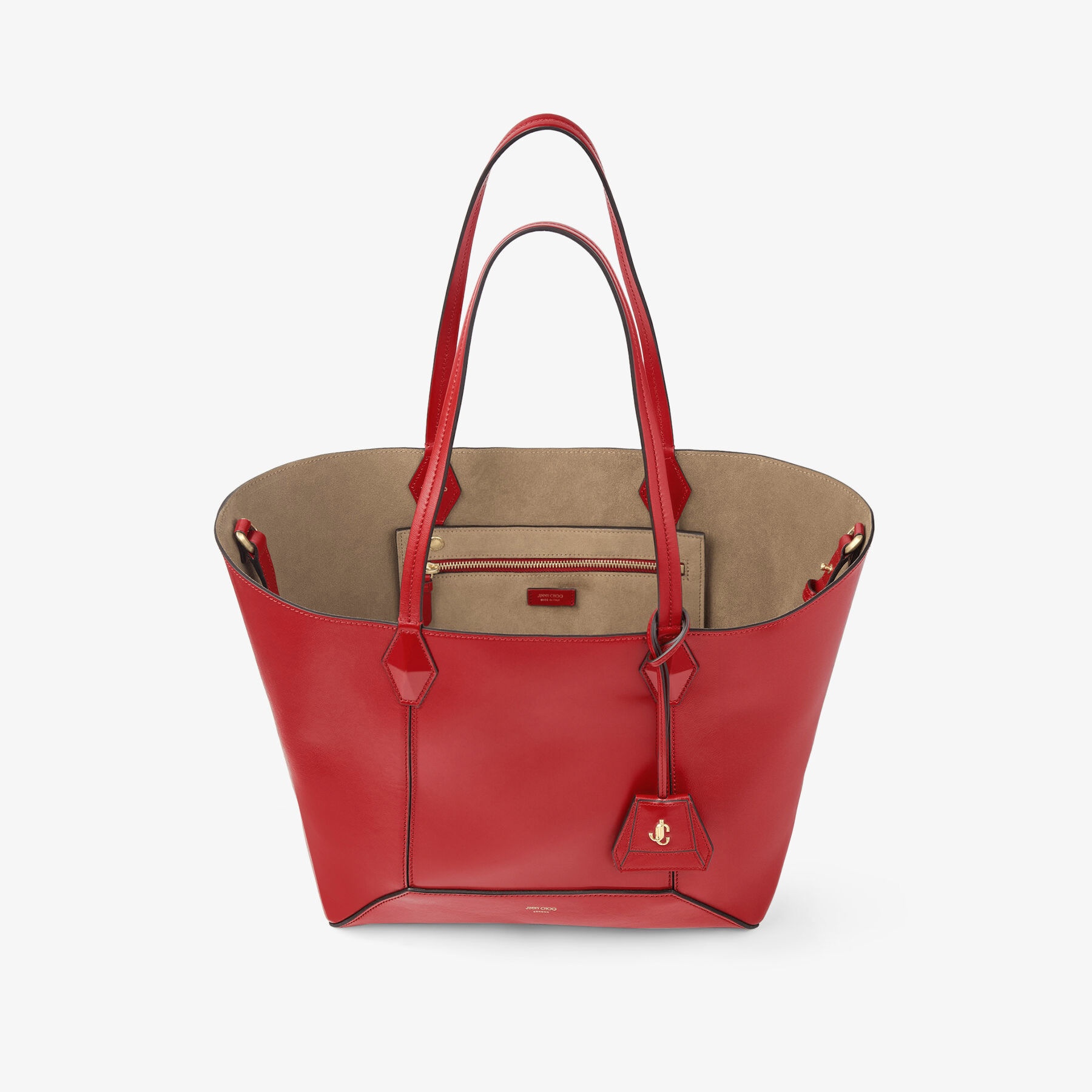 Diamond Tote/M
Ruby Red Calf Leather Tote Bag - 4