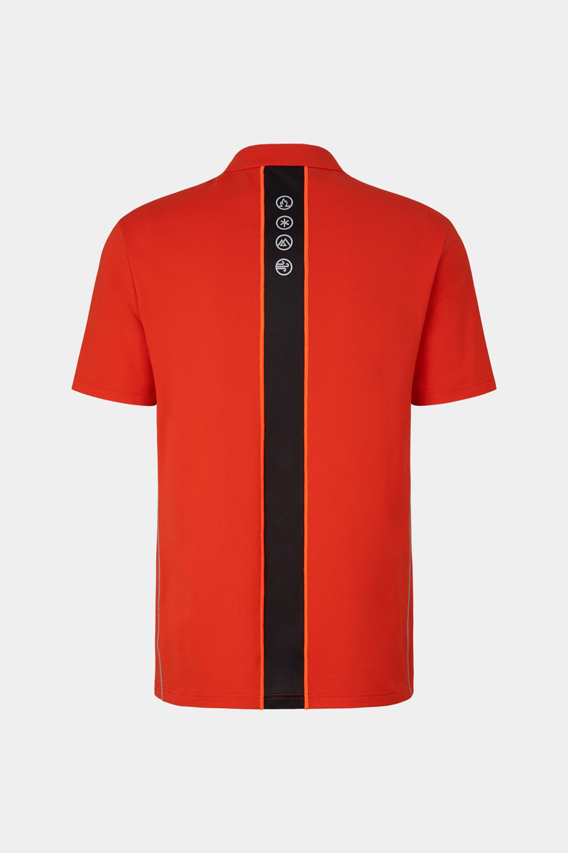 BOGNER Abraham Functional polo shirt in Red outlook