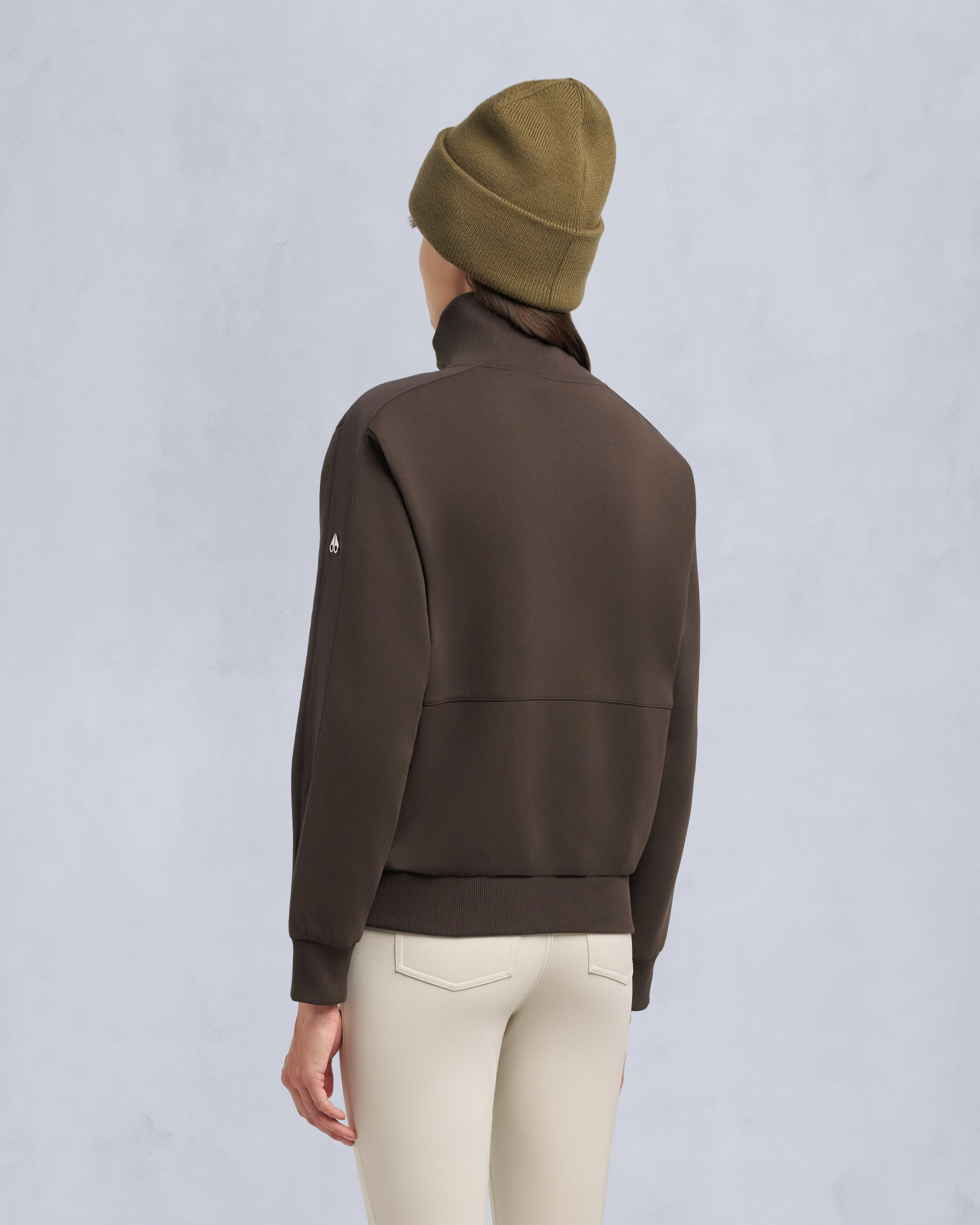 MIX MEDIA QUARTER ZIP SWEATER - 4