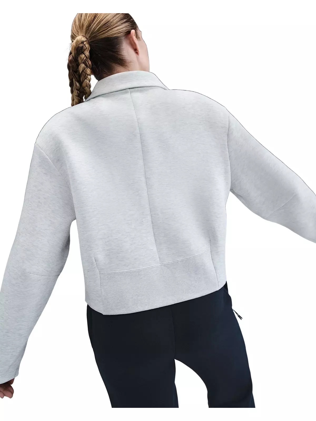 Women's Sportswear Tech Fleece Tailored Jacket -Lt Grey - 2