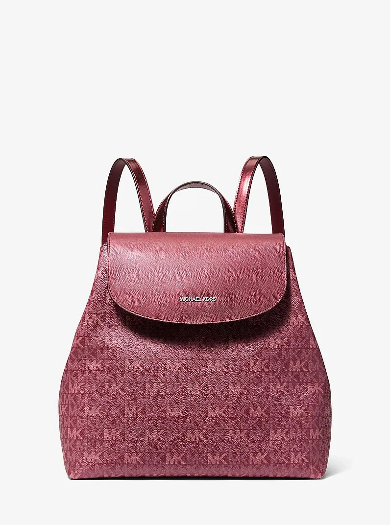 Maya Medium Signature Logo Backpack - 1