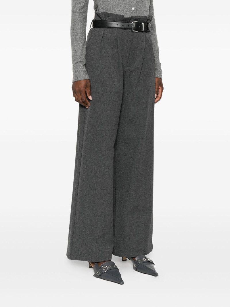belted-waist trousers 3
