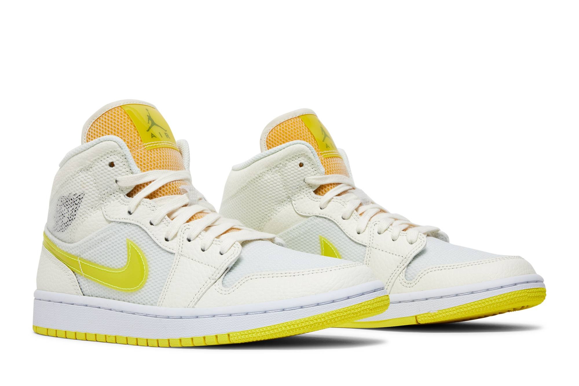Wmns Air Jordan 1 Mid SE 'Voltage Yellow' - 8