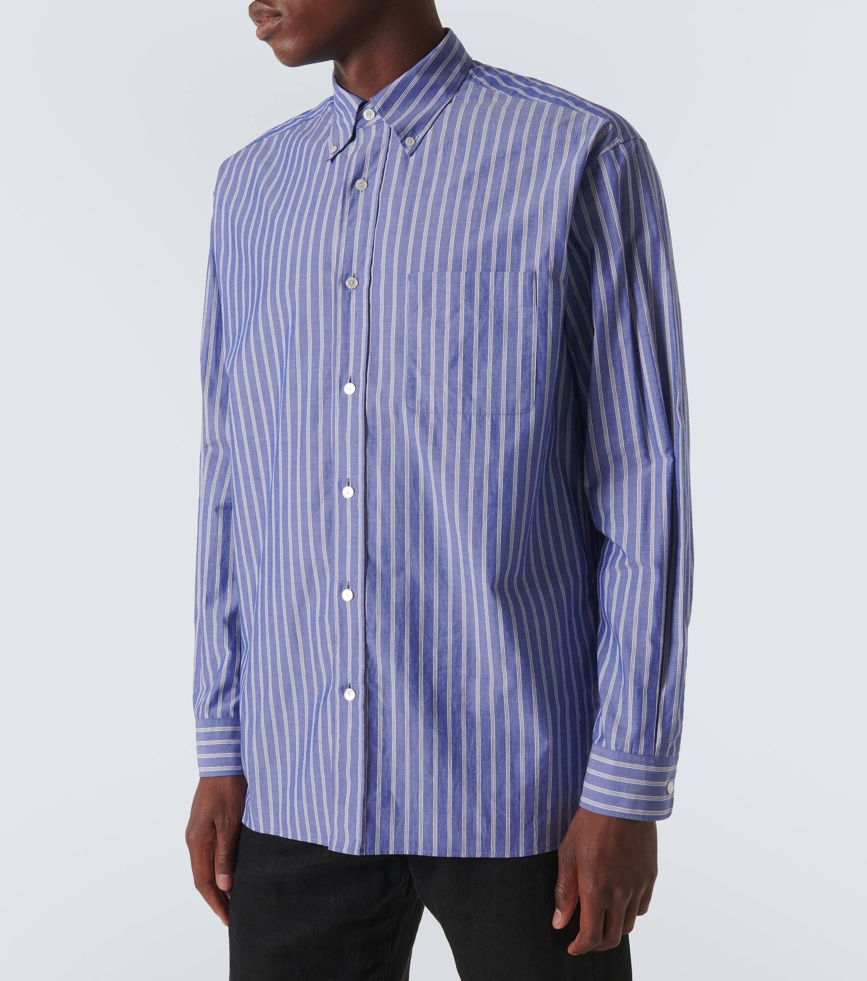 Bresson striped cotton poplin shirt - 3