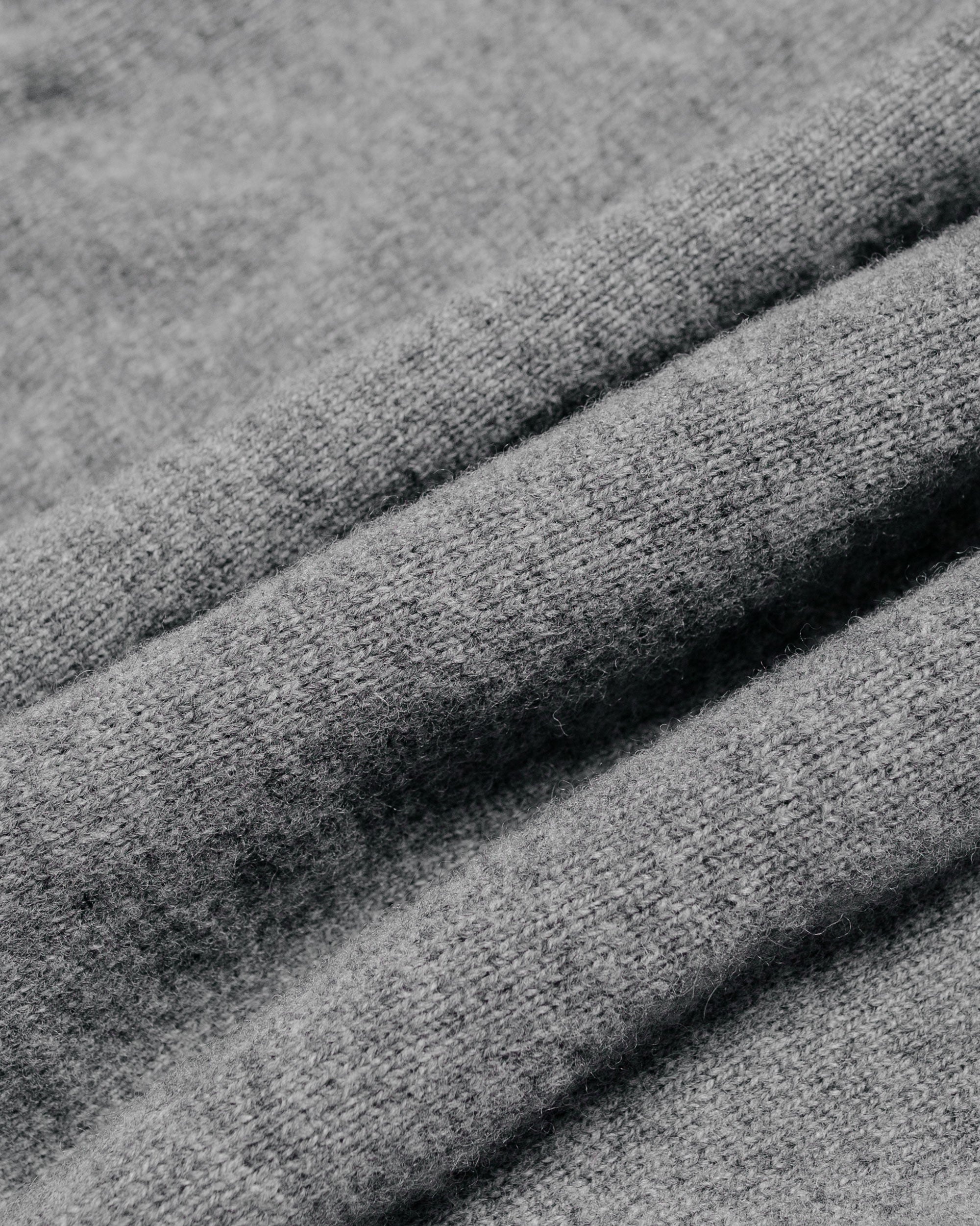 Standard Merino Lambswool Cardigan Grey Melange - 5
