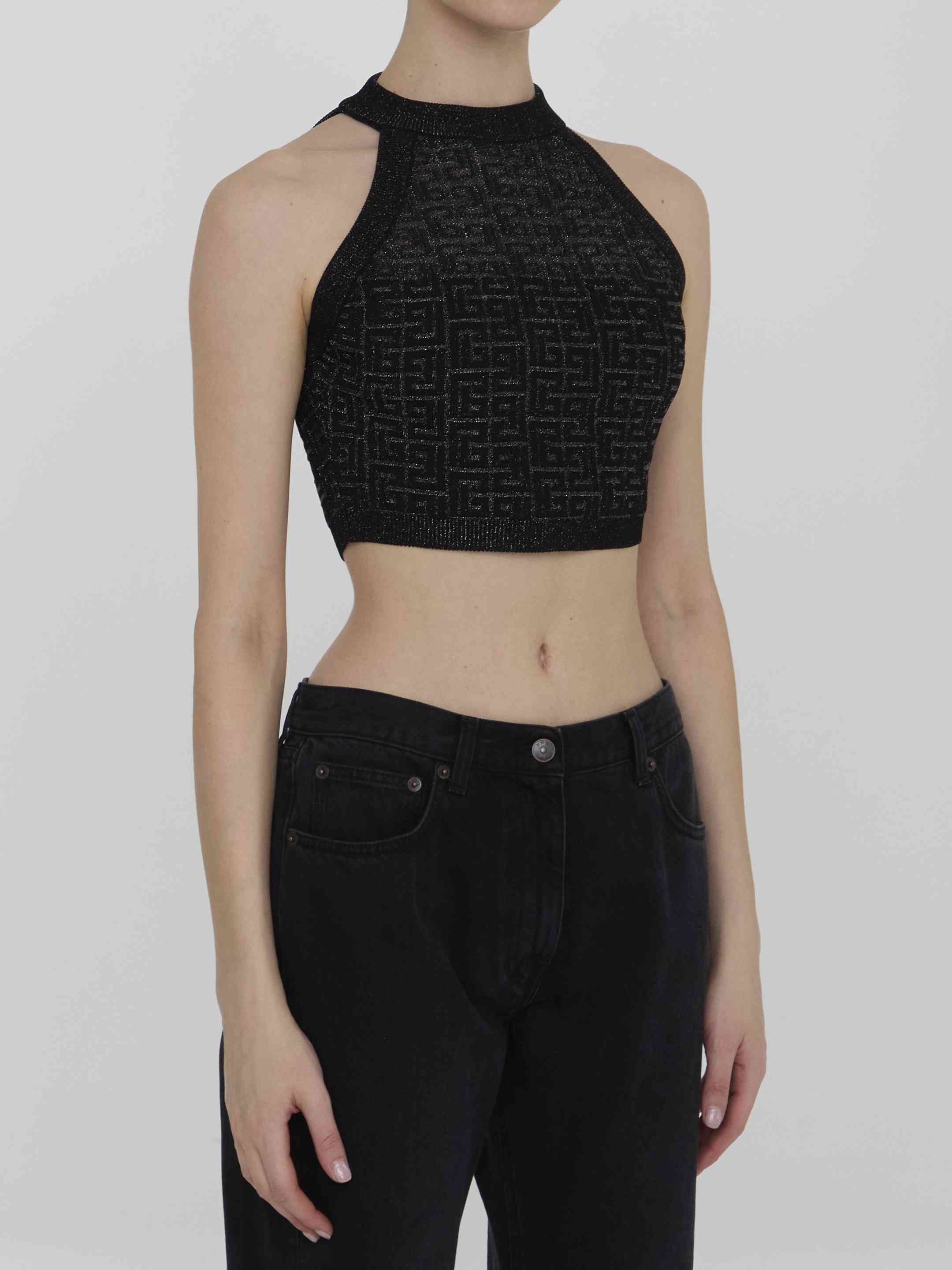 Balmain Women Pb Labyrinth Knit Top - 2