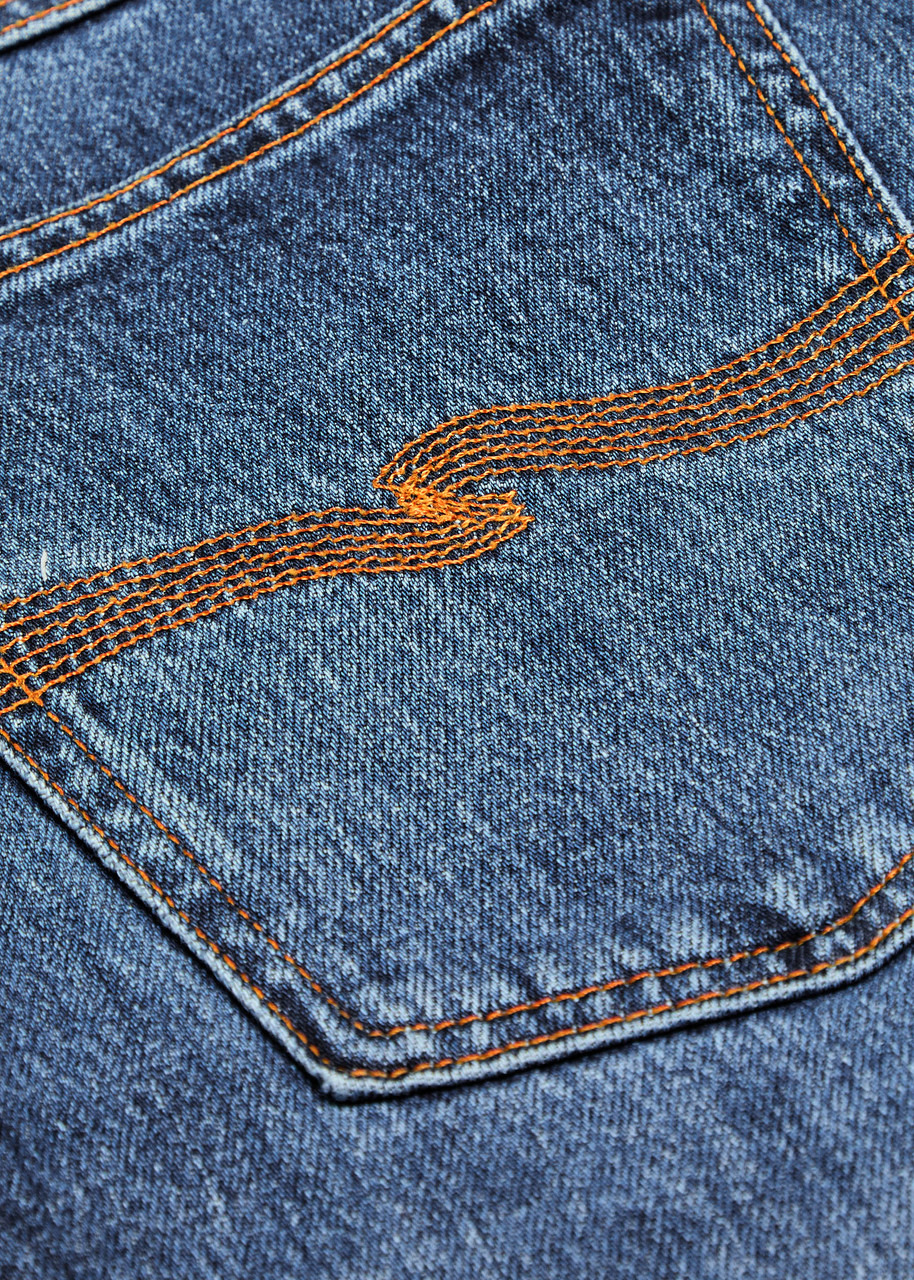 Nudie Jeans Solid Ollie Slim Straight-leg Jeans - 5