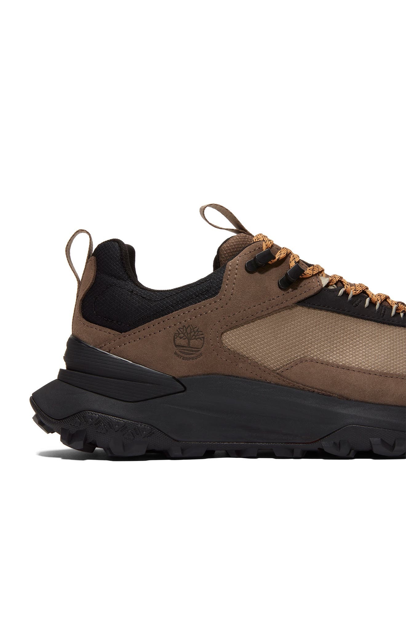 Timberland Motion Access Waterproof Sneaker in Beige Mesh/Mid Brown at Nordstrom - 6