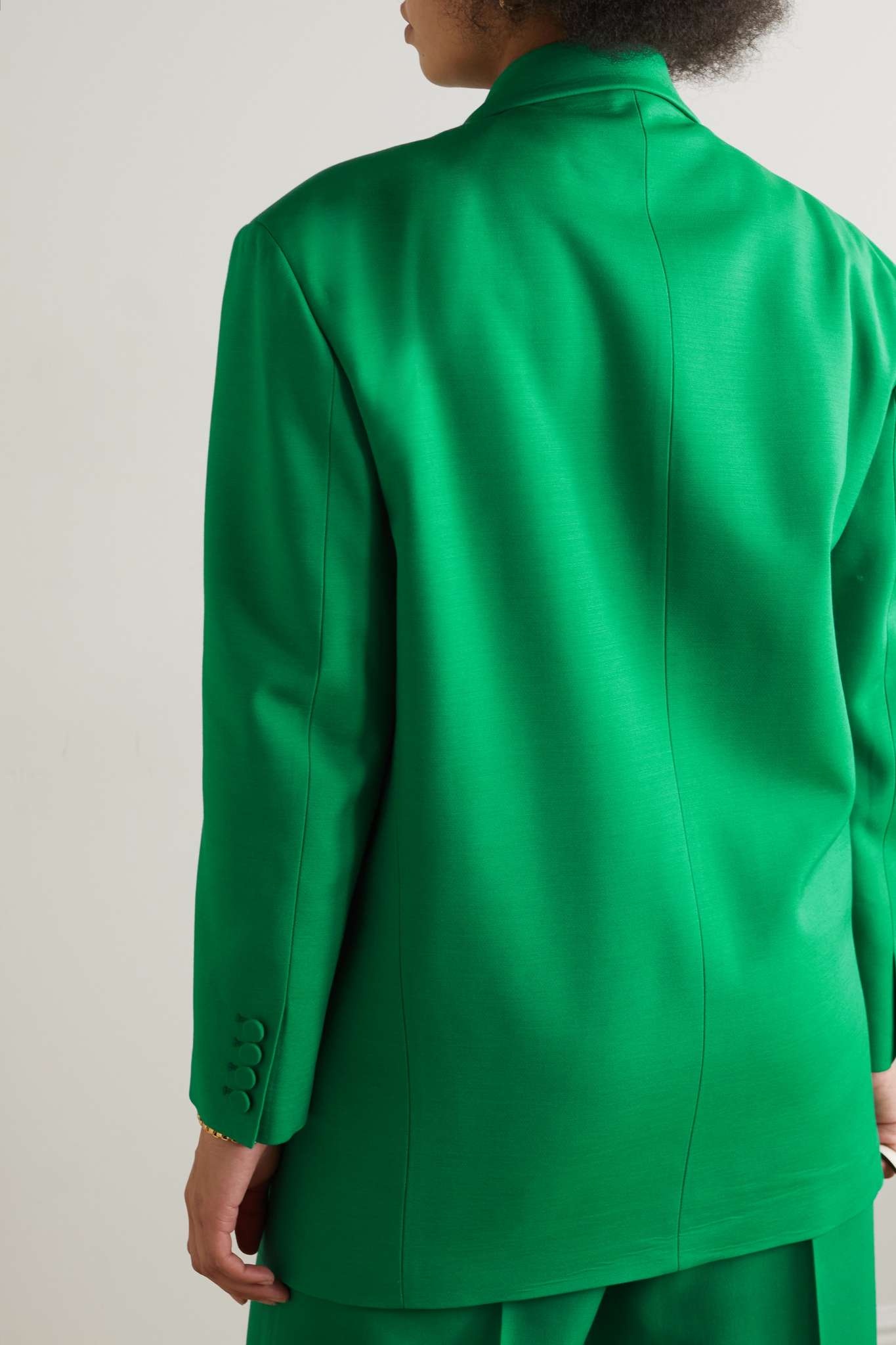 ジャケット VALENTINO Green Crepe Couture oversize blazer Valentino Green Crepe Couture oversize blazer
