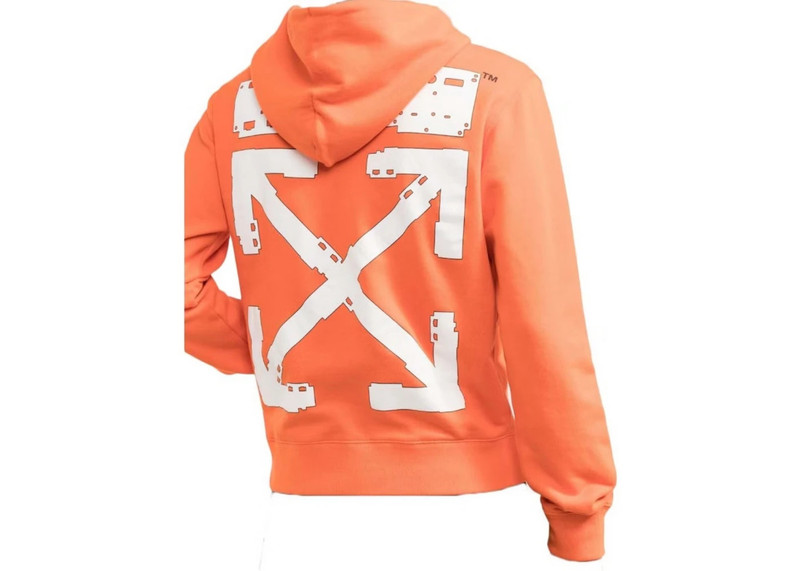 Off-White OFF-WHITE x Teenage Engineering Regular Fit Hoodie Orange outlook