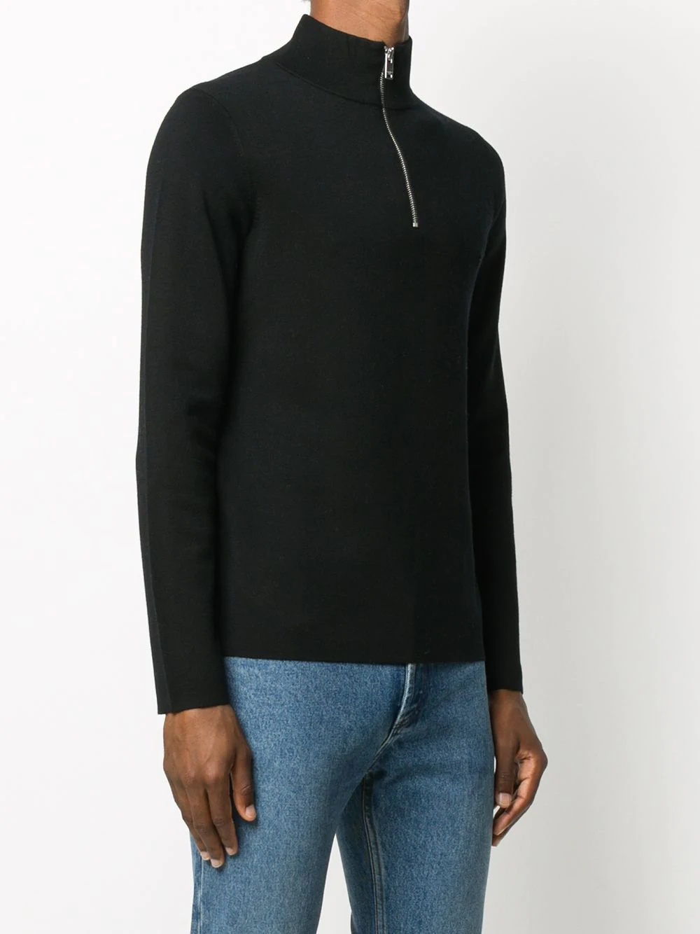 half-zip fitted jumper - 3