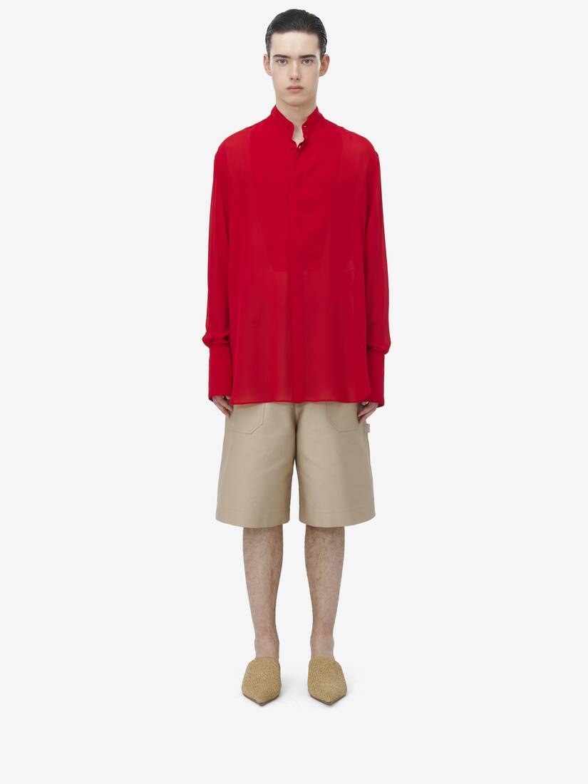 Sheer Silk Evening Shirt - 3