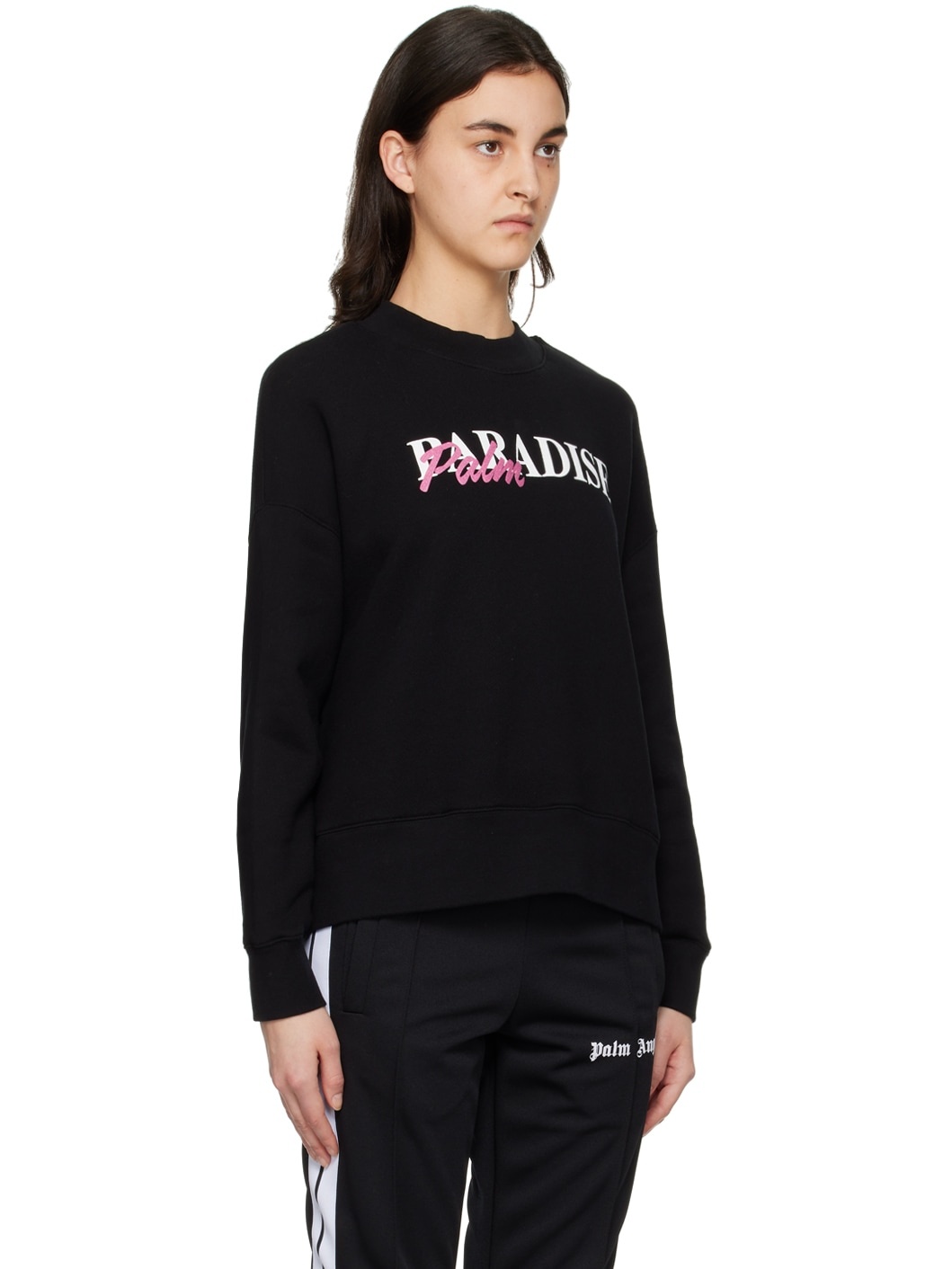 Black 'Paradise Palm' Sweatshirt - 2