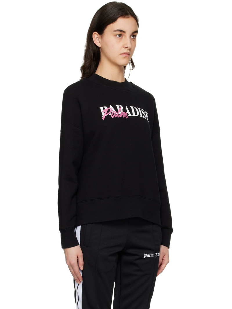 Black 'Paradise Palm' Sweatshirt 2