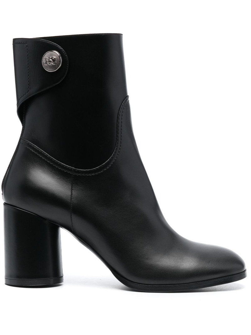 90mm block-heel leather boots 1