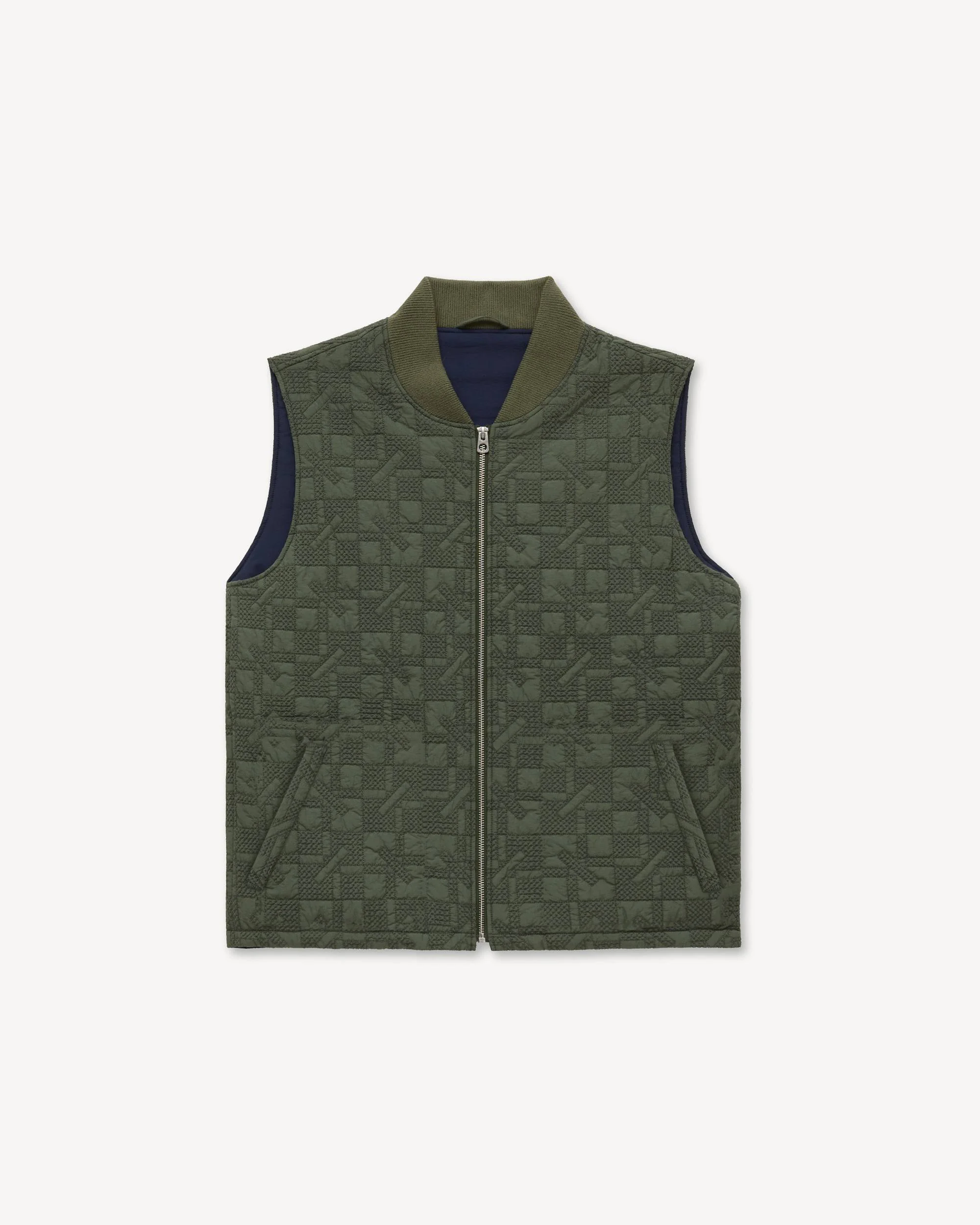 'Kenzogram' quilted gilet - 1