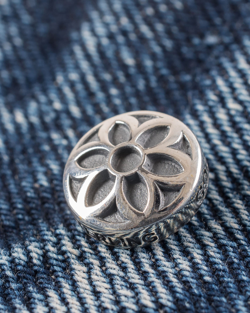 Iron Heart GA-S-14MMSNAP GOOD ART HLYWD Medium (14mm) Snap Upgrade - Sterling Silver outlook