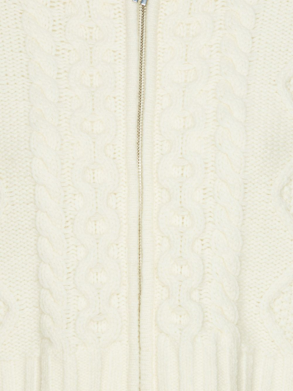 cable-knit hooded cardigan - 5