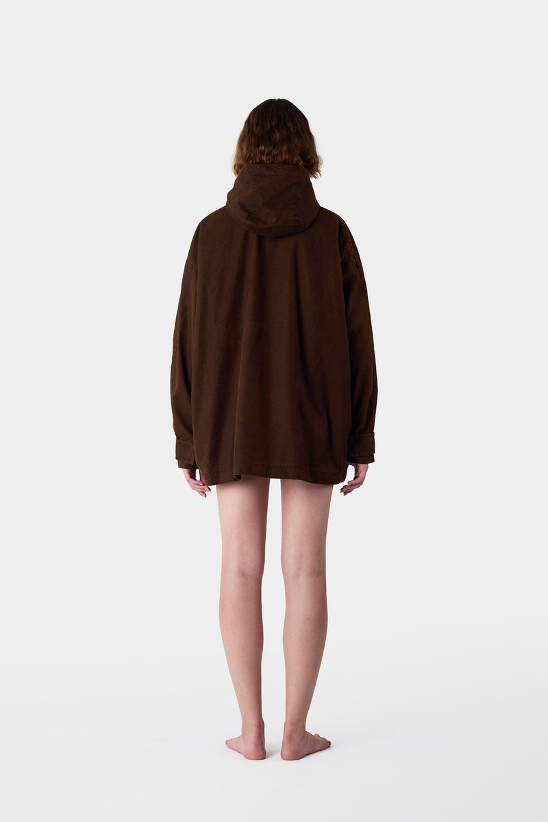 CAR COAT / brown 6