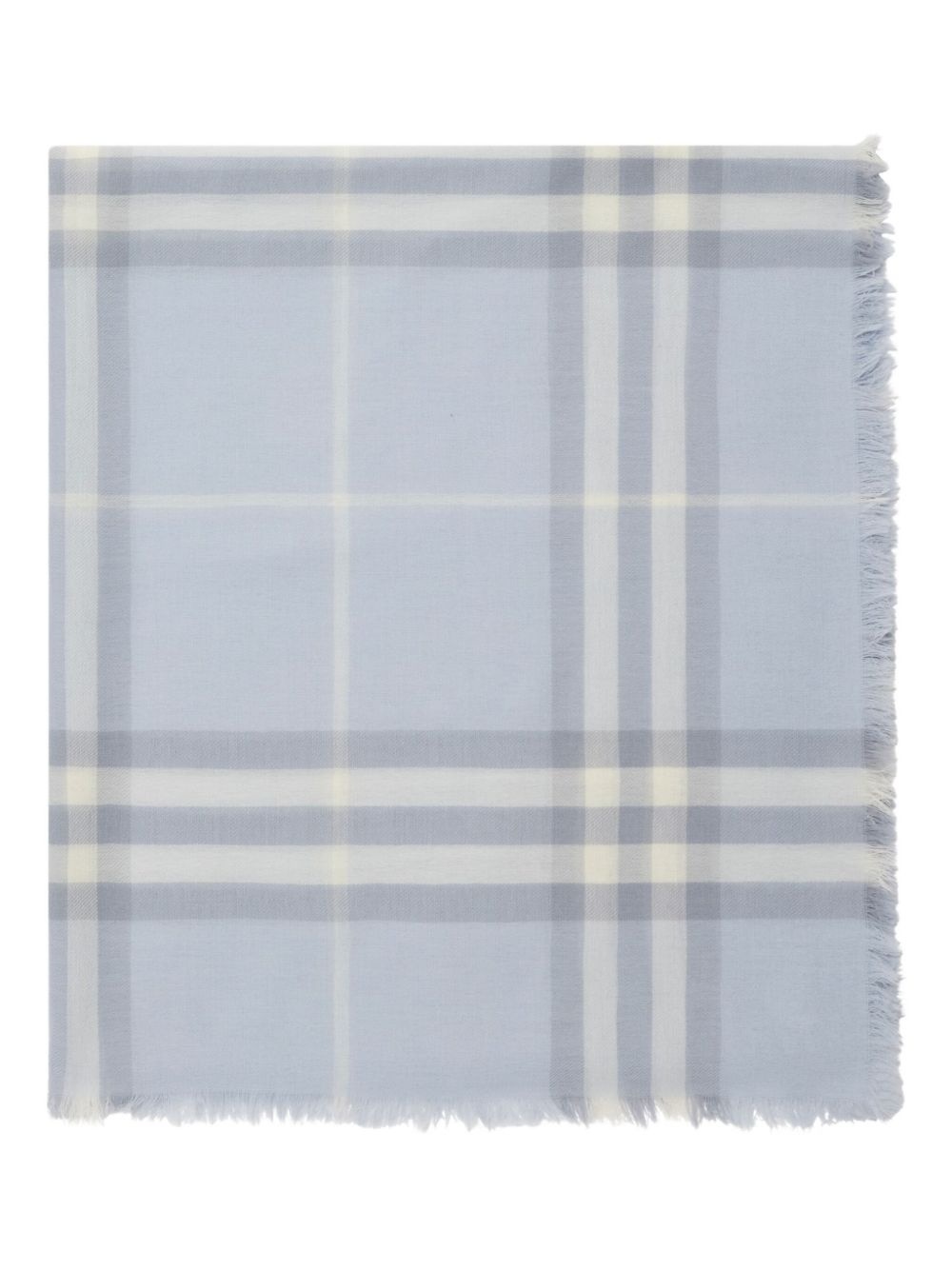 checked wool scarf - 2