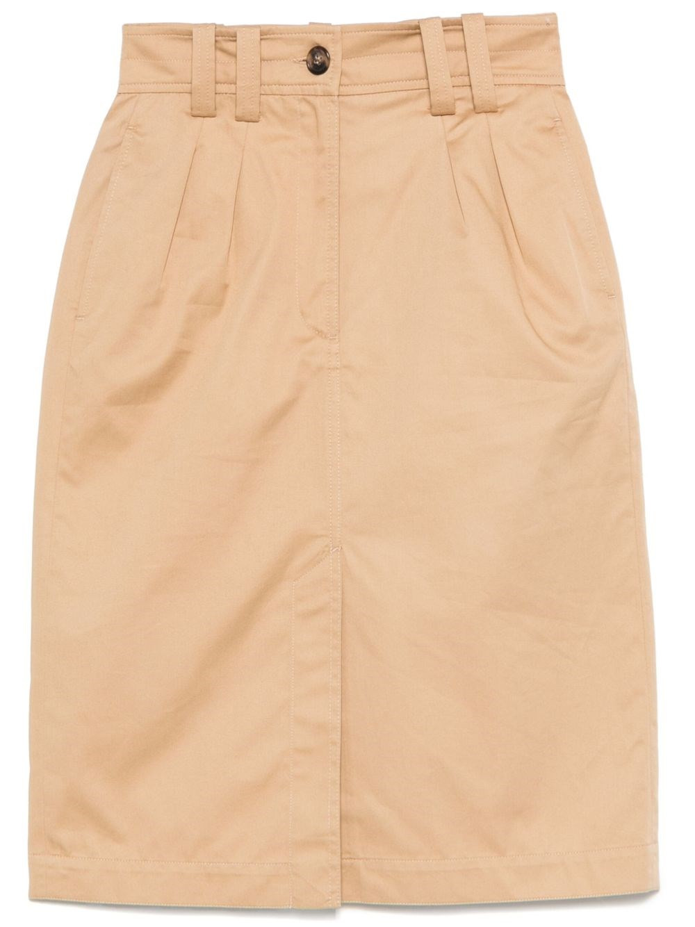 Cotton poplin skirt - 1