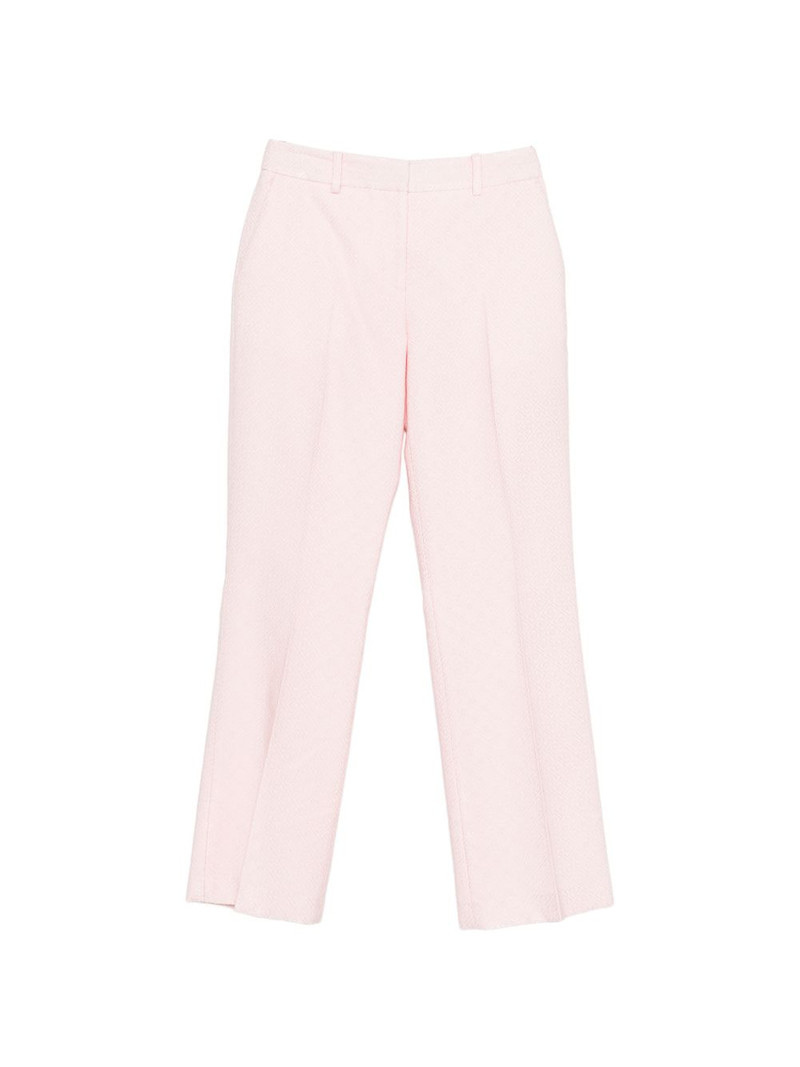 monogram-pattern trousers 1
